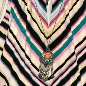 Roz & Ali summer maxi dress 1X